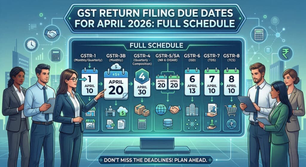 GST Return Filing Due Dates