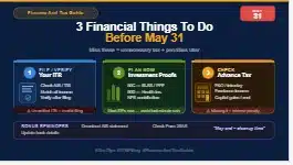 financial things to do before May 31