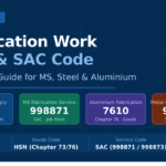fabrication work hsn code